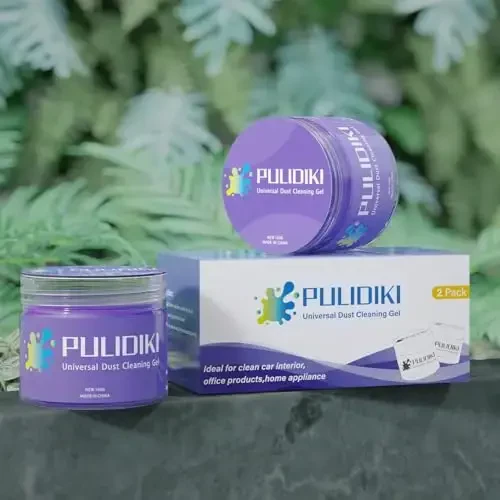 PULIDIKI Car Cleaning Gel Putty Avto Detallashtirish Uskunalari Ichki Balchiq Tozalagich Chang Avto Aksessuarlari Erkaklar Ayollar O'smirlar uchun Rojdestvo Sovg'alari Kattalar Ona Ota Binafsha (2 dona) - 6