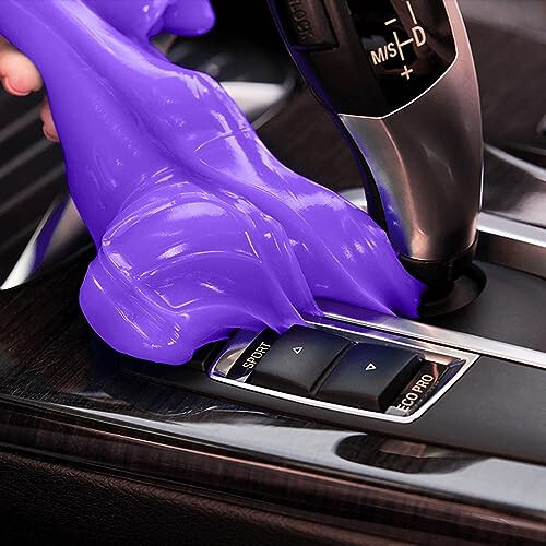 PULIDIKI Cleaning Gel for Car Detailing Putty Car Putty Auto Detail Tools Car Interior Cleaner Car Cleaning Slime Car Crevice Cleaner Car Accessories Keyboard Cleaner Purple - 1