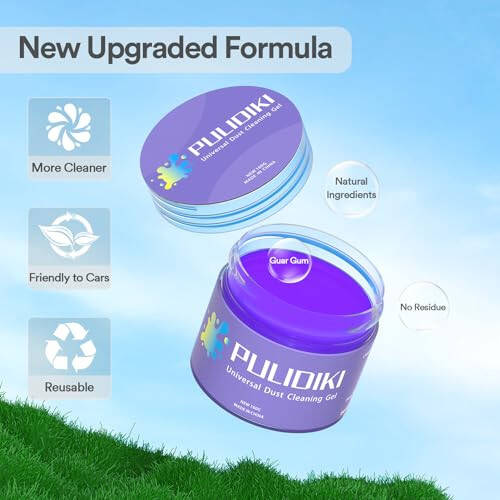 PULIDIKI Cleaning Gel for Car Detailing Putty Car Putty Auto Detail Tools Car Interior Cleaner Car Cleaning Slime Car Crevice Cleaner Car Accessories Keyboard Cleaner Purple - 6