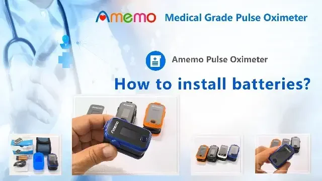 Pulse Oksimetri, OLED Displey Kislorod Monitori Barmoq uchi, Qon Kislorod To'yinganlik Monitori (SpO2) tashish qutisi, Silikon Qopqoq (Moviy) - 7