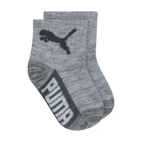 PUMA Baby 6 Pack Infant Anklet Socks - 3