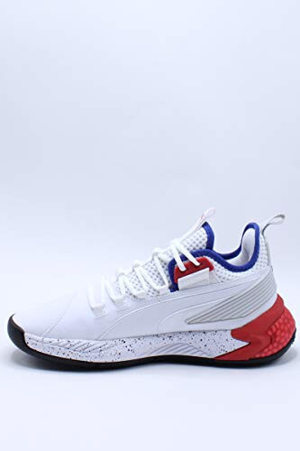 PUMA Basketball Uproar PA Palace White Red Blue Men 192776-01 - 4