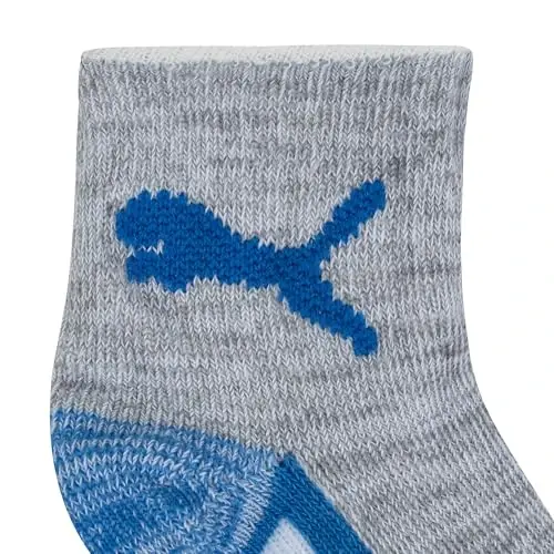 PUMA Baby 6 Pack Infant Anklet Socks - 4