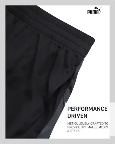 PUMA Boys Athletic Shorts - Quick Dry Breathable Interlock Performance Boys Basketball Shorts with Pockets (Sizes: 4-20) - 3