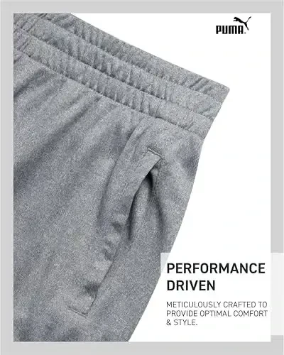 PUMA Boys Athletic Shorts - Quick Dry Breathable Interlock Performance Boys Basketball Shorts with Pockets (Sizes: 4-20) - 3