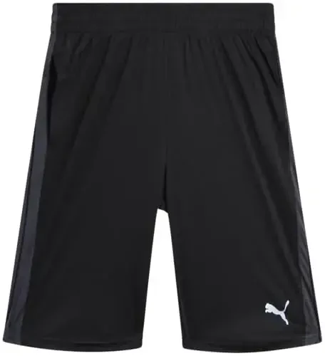 PUMA Boys Athletic Shorts - Tez quriydigan, nafas oladigan interlokli, cho'ntakli basketbol shortilari (o'lchamlari: 4-20) - PUMA