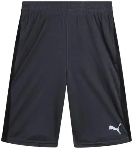 PUMA Boys Athletic Shortslari - Tez quriydigan nafas oladigan interlok Performance Boys Basketbol Shortslari cho'ntaklar bilan (O'lchamlari: 4-20) - PUMA