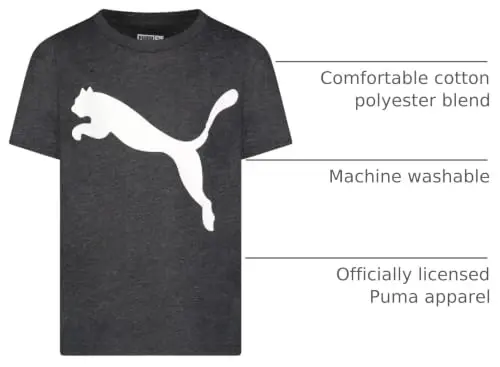 PUMA Boys' Big Cat Logo T-Shirt 