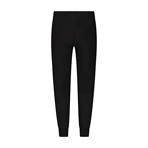 PUMA Boys' Core Logo Jogger, Side Seam Pockets, Elastic Waistband, Pull on Pant - 2