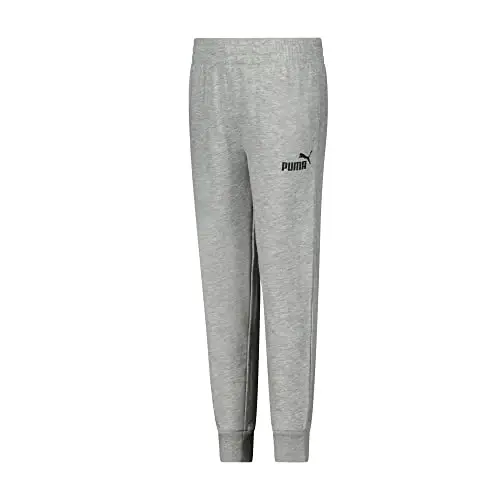PUMA Boys' Core Logo Jogger, Yon tomon tikuv cho'ntaklari, Elastik belbog', Shimni torting - 3