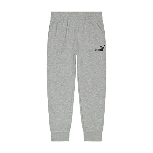 PUMA Boys' Core Logo Jogger, Yon tomon tikuv cho'ntaklari, Elastik belbog', Shimni torting - 4