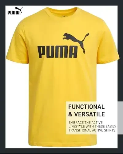PUMA Boys T-Shirt - 2 Pack Casual Crewneck Short Sleeve Running and Gym Graphic Tee Shirts for Boys with Logo Print (S-XL) - 4