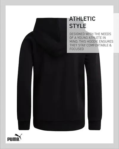 PUMA Boys Hoodie - Fleece Pullover Athletic Sweatshirt bilan Kangaroo cho'ntaklari - O'g'il bolalar uchun Performance Hoodie (O'lchamlar: 8-20) - 6