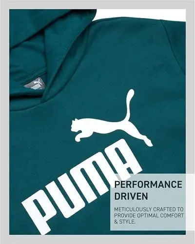 PUMA Boys Hoodie - Fleece Pullover Athletic Sweatshirt bilan Kangaroo cho'ntaklari - O'g'il bolalar uchun Performance Hoodie (O'lchamlari: 8-20) - 2