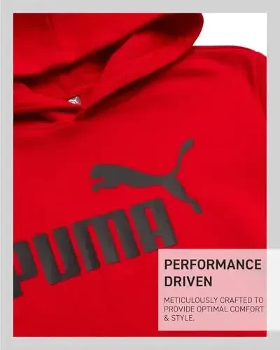 PUMA Boys Hoodie - Fleece Pullover Athletic Sweatshirt bilan Kangaroo cho'ntaklari - O'g'il bolalar uchun Performance Hoodie (O'lchamlari: 8-20) - 3
