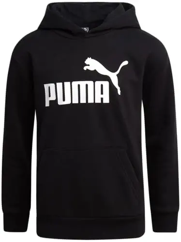 PUMA Boys Hoodie - Fleece Pullover Athletic Sweatshirt bilan Kangaroo cho'ntaklari - O'g'il bolalar uchun Performance Hoodie (O'lchamlari: 8-20) 