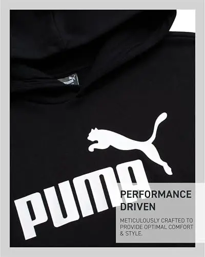 PUMA Boys Hoodie - Fleece Pullover Athletic Sweatshirt with Kangaroo Pockets - Performance Hoodie for Boys (Sizes: 8-20) - 3