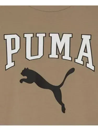 PUMA Boys Short Sleeve Cotton Graphic T-Shirt, Crewneck - 3