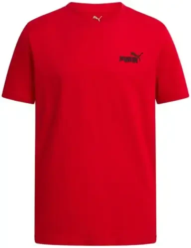 PUMA Boys Shirt - Cotton Crewneck Short Sleeve Active T Shirt for Boys with Logo (Sizes: 8-20) - MODAZONE