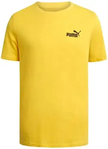 PUMA Boys Shirt - Paxtadan tikilgan, qisqa yengli, logotip bilan bezatilgan futbolka (o'g'il bolalar uchun o'lchamlar: 8-20) - MODAZONE