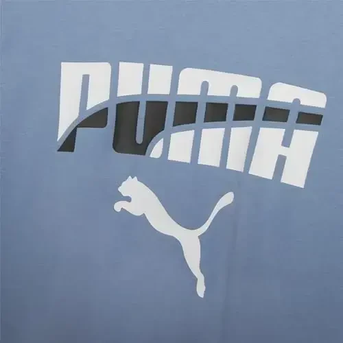 PUMA Boys Short Sleeve Cotton Graphic T-Shirt, Crewneck - 3