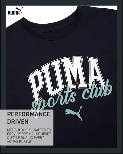 PUMA Boys T-Shirt - Cat Logo T-Shirt for Boys - Athletic Crewneck Short Sleeve Tee (S-XL) - 3