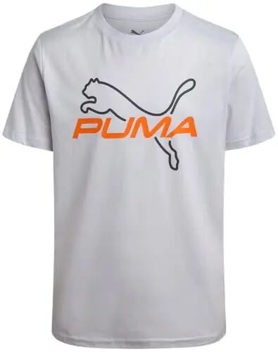 PUMA Boys T-Shirts Athletic Crewneck Short Sleeve Tees (Sizes S-XL) | Soft Breathable Cotton Blend, Comfortable Casual Fit, Great for School, Play & Everyday Wear - Puma