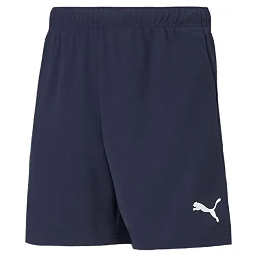 PUMA Kids Boys Teamrise Short Casual Bottoms Casual Drawstring - Red 