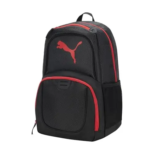 PUMA Contender Backpack, Black/Bright Red, One Size - 2