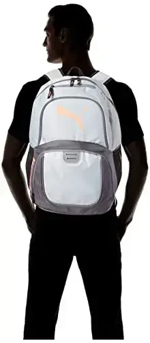 PUMA Contender Backpack, Grey/Coral, One Size - 2