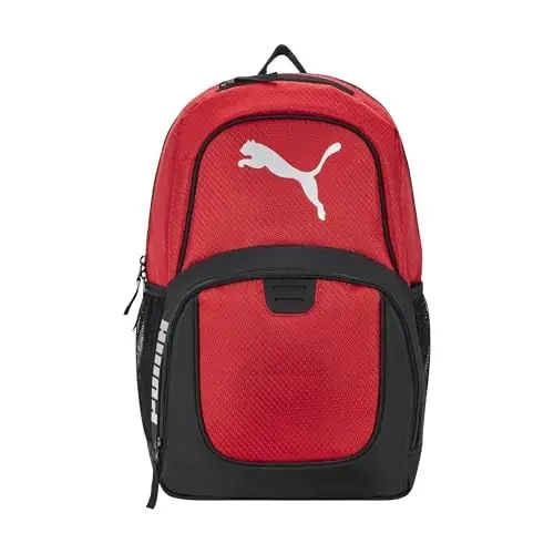 PUMA unisex-adult Contender Backpack with Laptop Sleeve, Item Organizer & Media Pocket - 1