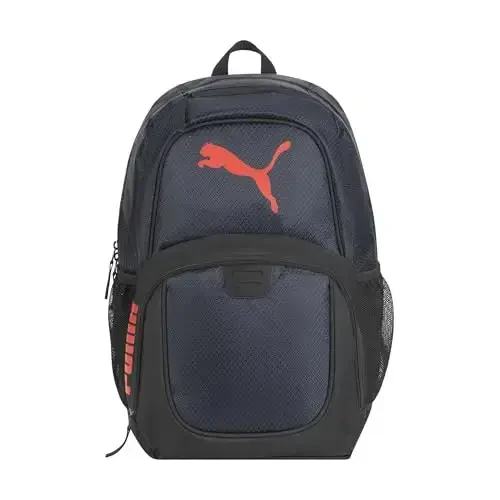 PUMA Contender Backpack, Red/Navy, OS - MODAZONE