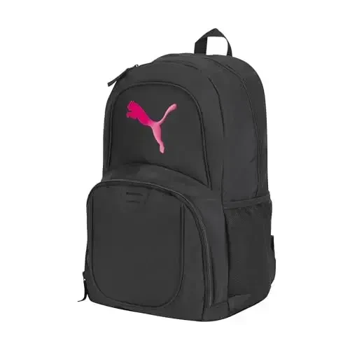 PUMA Contender Backpack, Black/Garnet Rose, One Size - MODAZONE (1)