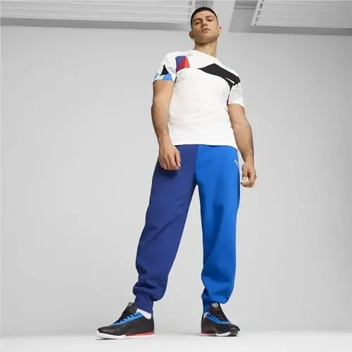 PUMA erkaklar BMW M Motorsport Essentials Fleece sport shimlari - 5