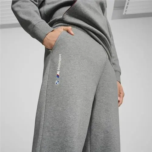 PUMA erkaklar BMW M Motorsport Essentials Fleece sport shimlari - 4