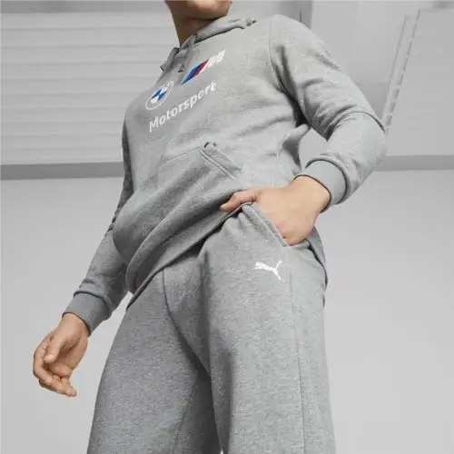 PUMA erkaklar BMW M Motorsport Essentials Fleece sport shimlari - 5