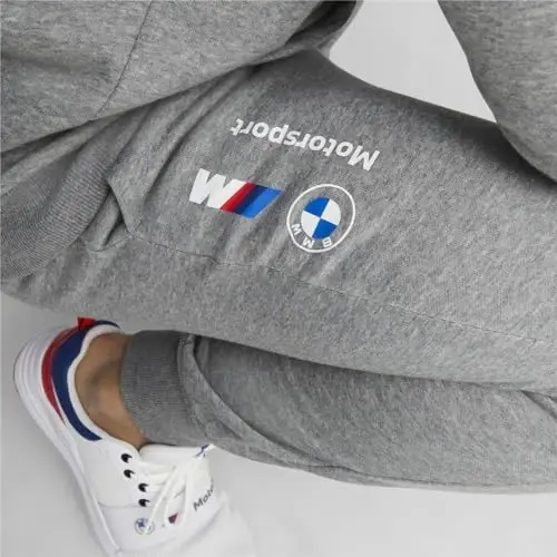 PUMA erkaklar BMW M Motorsport Essentials Fleece sport shimlari - 6
