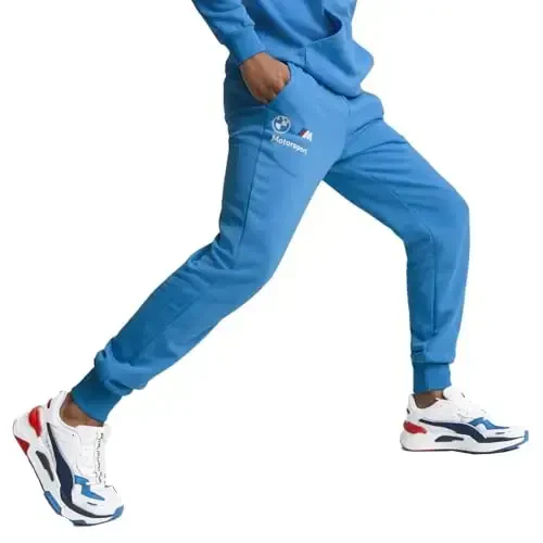 PUMA erkaklar BMW M Motorsport Essentials Fleece sport shimlari - 4