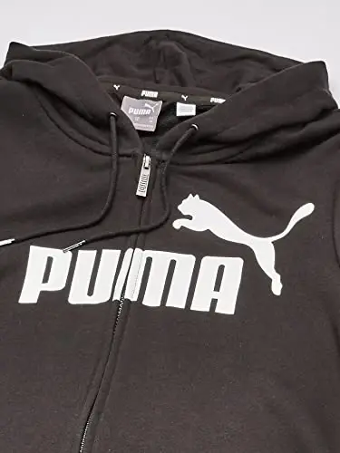PUMA erkaklar Essentials Logo Fleece Hoodie (Katta va baland bo'yli o'lchamlar mavjud) - 3