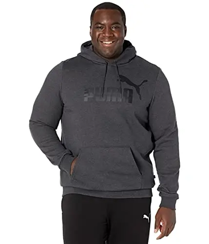 PUMA erkaklar Essentials Logo Fleece Hoodie (Katta va baland bo'yli o'lchamlarda mavjud) - MODAZONE