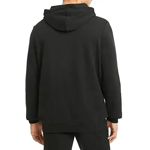 PUMA erkaklar Essentials Logo Fleece Hoodie (Katta va baland bo'yli o'lchamlarda mavjud) - PUMA (1)
