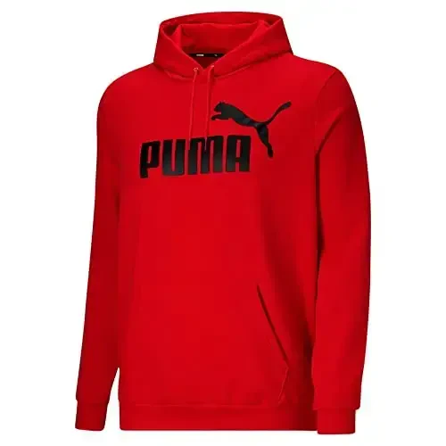PUMA erkaklar Essentials Logo Fleece Hoodie (Katta va balandda mavjud) - 3