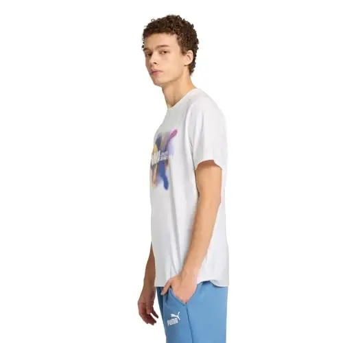 PUMA erkaklar grafik futbolkasi (Katta va uzun bo'ylilar uchun mavjud) - 3