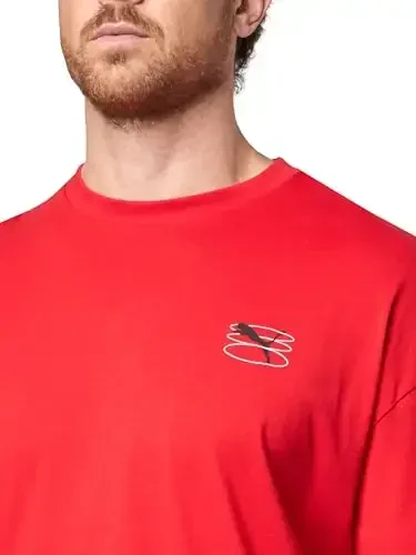 PUMA erkaklar grafik futbolkasi (Katta va uzun bo'ylilar uchun mavjud) - 3
