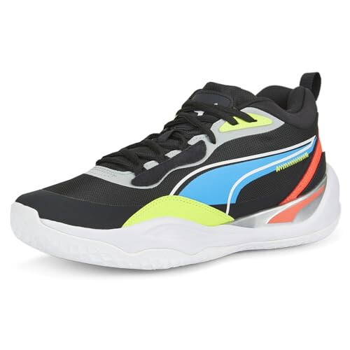 PUMA Erkaklar Playmaker Pro Basketbol Krossovkalari - Qora - 4.5 Razmer - 2