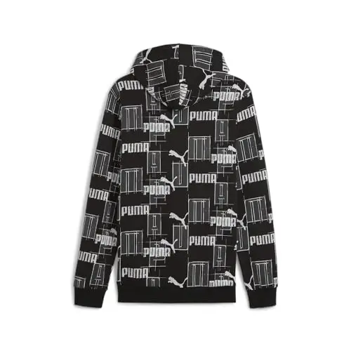 PUMA erkaklar uchun Essentials Logo Fleece Hoodie (Katta va baland bo'ylilar uchun mavjud) - 2