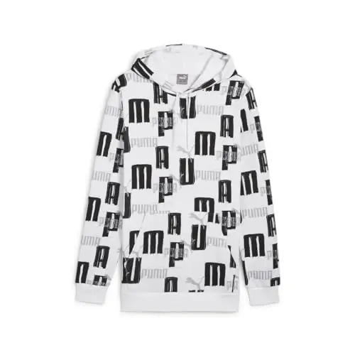 PUMA Erkaklar uchun Essentials Logo Fleece Hoodie (Katta va Baland o'lchamlarda mavjud) - 1
