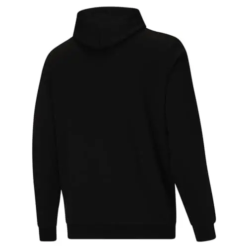PUMA erkaklar uchun Essentials Logo Fleece Hoodie (Katta va uzun bo'ylilar uchun ham mavjud) - 4
