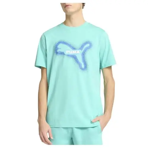 PUMA erkaklar uchun grafik futbolka (Katta va baland o'lchamlarda mavjud) - 3