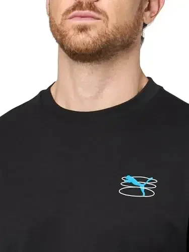 PUMA erkaklar uchun grafik futbolka (Katta va uzun o'lchamlarda mavjud) - 3